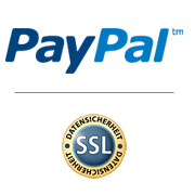 Ihre Bestellung wird Sicher übertragen, Bezahlung über PayPal möglich.